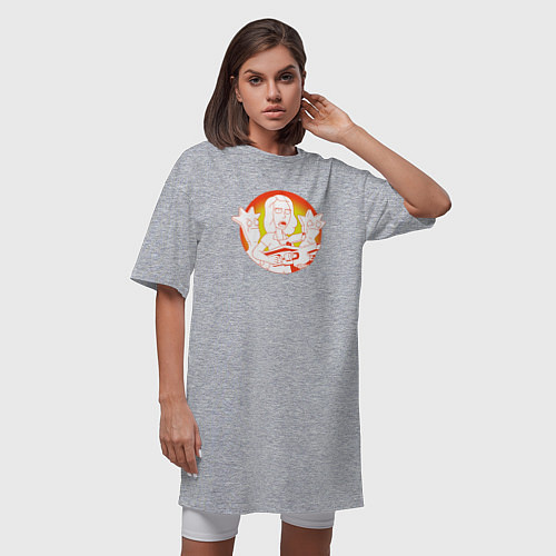 Женская футболка-платье Бет и глиняные дети / Меланж – фото 3