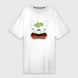 Женская футболка-платье Scream Totoro