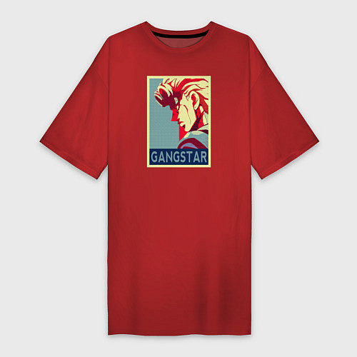 Женская футболка-платье GANSTAR / Красный – фото 1