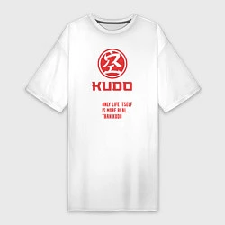 Женская футболка-платье Кудо - hardcore training
