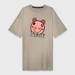 Женская футболка-платье ROBLOX PIGGY