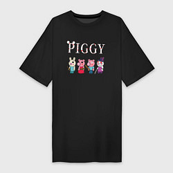 Женская футболка-платье ROBLOX PIGGY