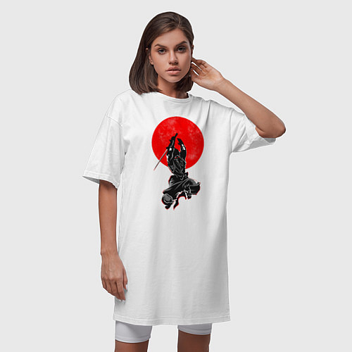 Женская футболка-платье Samurai / Белый – фото 3
