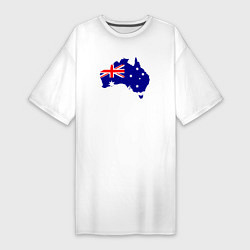 Женская футболка-платье Австралия