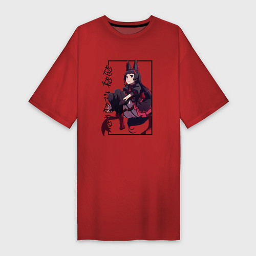 Женская футболка-платье Химико Тога / Красный – фото 1