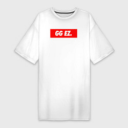 Женская футболка-платье GG EZ