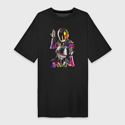 Женская футболка-платье Daft Punk
