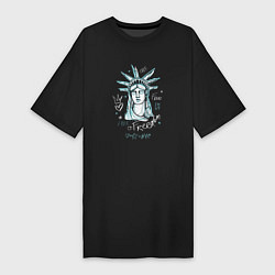 Женская футболка-платье Статуя Свободы