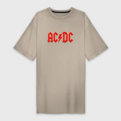 Женская футболка-платье ACDC