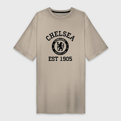 Футболка женская-платье Chelsea 1905, цвет: миндальный