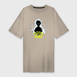 Женская футболка-платье Моб Психо 100