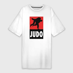 Футболка женская-платье Judo, цвет: белый