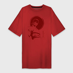 Футболка женская-платье Ророноа Зоро One Piece, цвет: красный