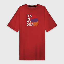 Женская футболка-платье Its in my DNA