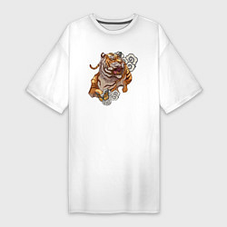 Женская футболка-платье Год тигра