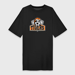Женская футболка-платье Football Tigers
