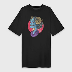 Женская футболка-платье Суккуба зомби
