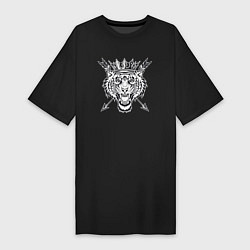 Женская футболка-платье Королевский Тигр