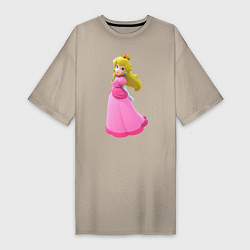 Женская футболка-платье Princess Peach
