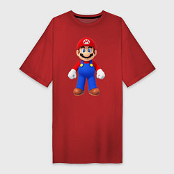 Футболка женская-платье Mario, цвет: красный