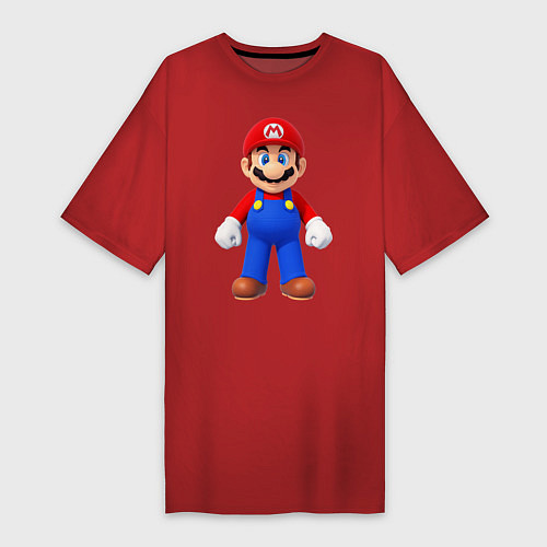 Женская футболка-платье Mario / Красный – фото 1