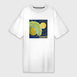 Женская футболка-платье Space Oddity 42