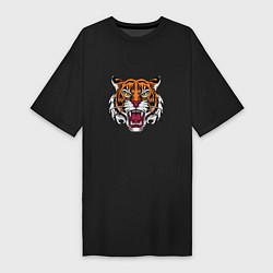 Футболка женская-платье Style - Tiger, цвет: черный