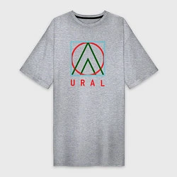 Женская футболка-платье Ural mountains