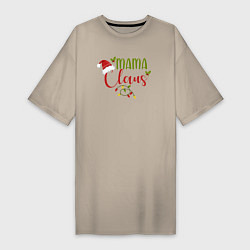 Женская футболка-платье Mama Claus Family