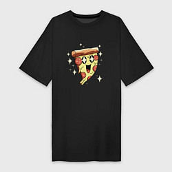 Женская футболка-платье CUTE PIZZA
