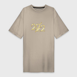Женская футболка-платье Новый год 2022, ура, ура