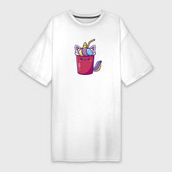 Женская футболка-платье Cool cocktail