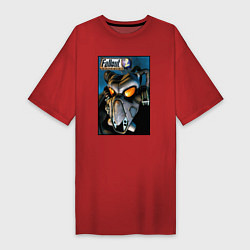 Футболка женская-платье Сypress hill, цвет: красный