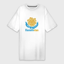 Женская футболка-платье Казахстан - Kazakhstan