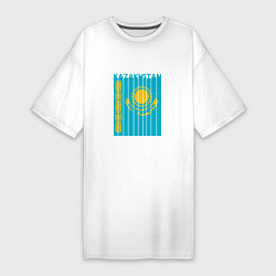 Женская футболка-платье Kazakhstan - Казахстан