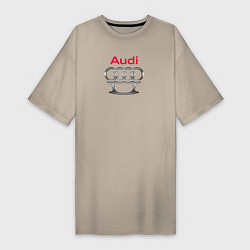 Женская футболка-платье Audi костет