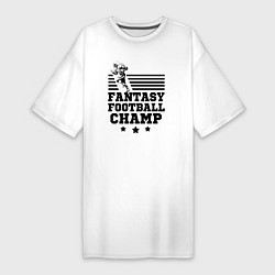 Женская футболка-платье Fantasy Football Champ