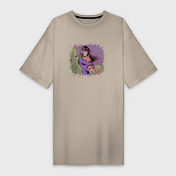 Женская футболка-платье Тору на ветру