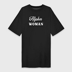Женская футболка-платье Alpha woman