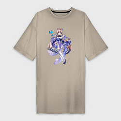 Женская футболка-платье Кокоми с рыбкой