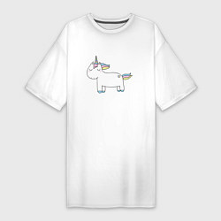 Женская футболка-платье Unicorn Attack