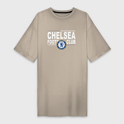 Женская футболка-платье Chelsea Football Club Челси