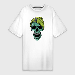Женская футболка-платье New York Yankees Cool skull