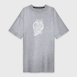 Женская футболка-платье Celtic Owl