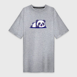 Женская футболка-платье Милашка панда Cutie panda