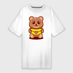 Женская футболка-платье Bear & Heart