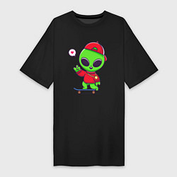 Женская футболка-платье Alien with love