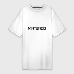 Футболка женская-платье Nintendo, цвет: белый