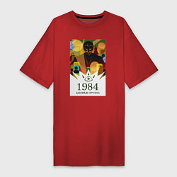 Женская футболка-платье Арт по книге 1984 Дж Оруэлла