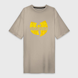 Женская футболка-платье Wu tang logo